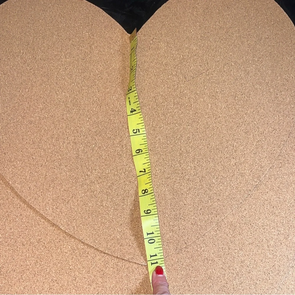 Floral Heart-Shaped Placemats